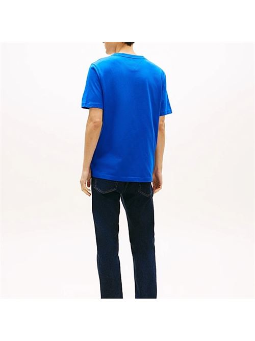 Cotton jersey T-shirt with embroidered logo Tommy Hilfiger | MW0MW42367C7F.C7F